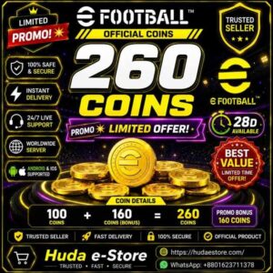Promo 260 Coin | eFootball 2026 Coin Top Up